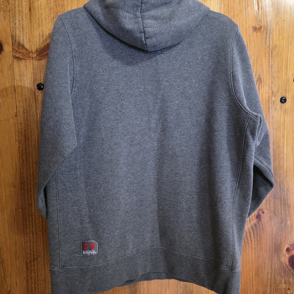 Under Armour Storm Heather Gray Men's Hoodie - Picture 4 of 7